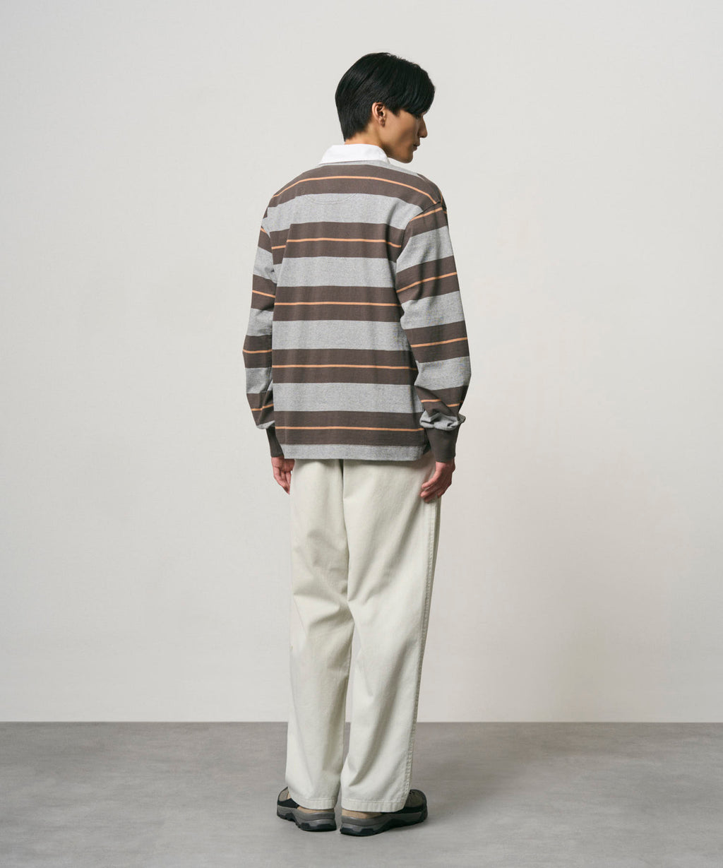 Gramicci Langdon Rugby Shirt in Hunter Grey