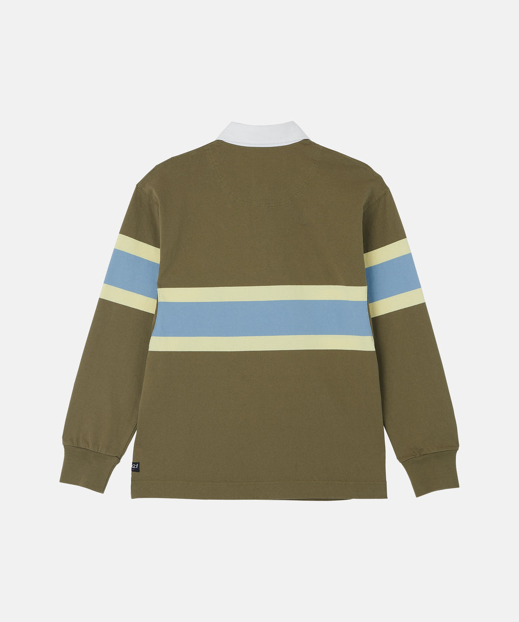 Gramicci Langdon Rugby Shirt in Winter Olive