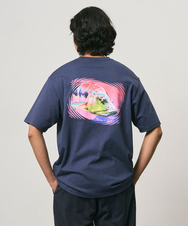 Gramicci Bass Tee in Navy