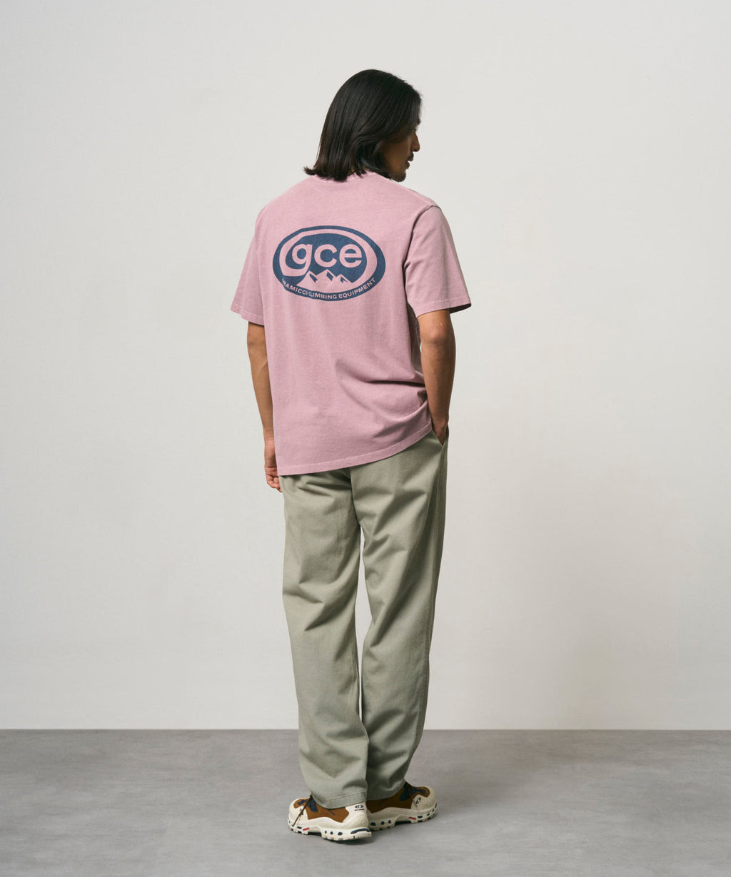 Gramicci GCE Tee Pigment Dyed in Lilac Pigment