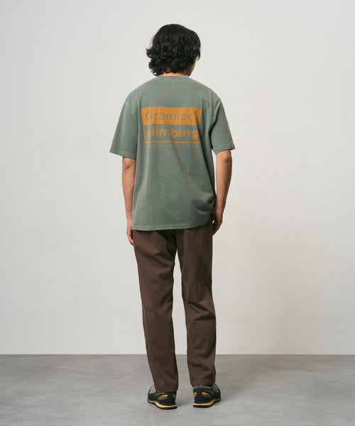 Gramicci Climbing Tee Pigment Dyed in Sage Pigment