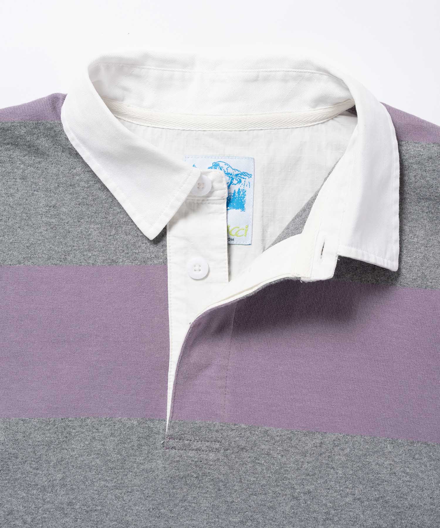 Gramicci Langdon Rugby Shirt in Heather / Purple
