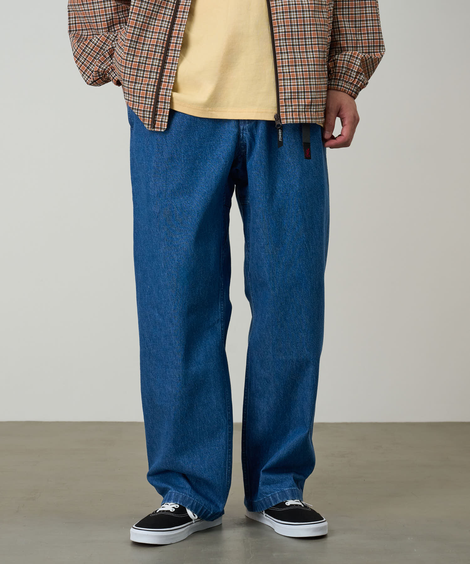 Gramicci Denim Straight Fit Pant in Light Wash