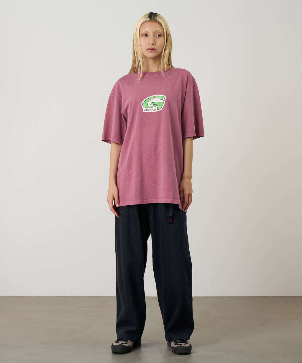 Gramicci G Scribble Tee in Red Pigment