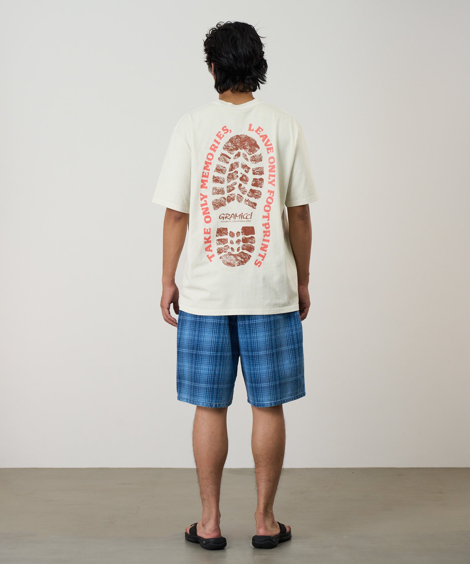 Gramicci Footprints Tee in Natural Pigment