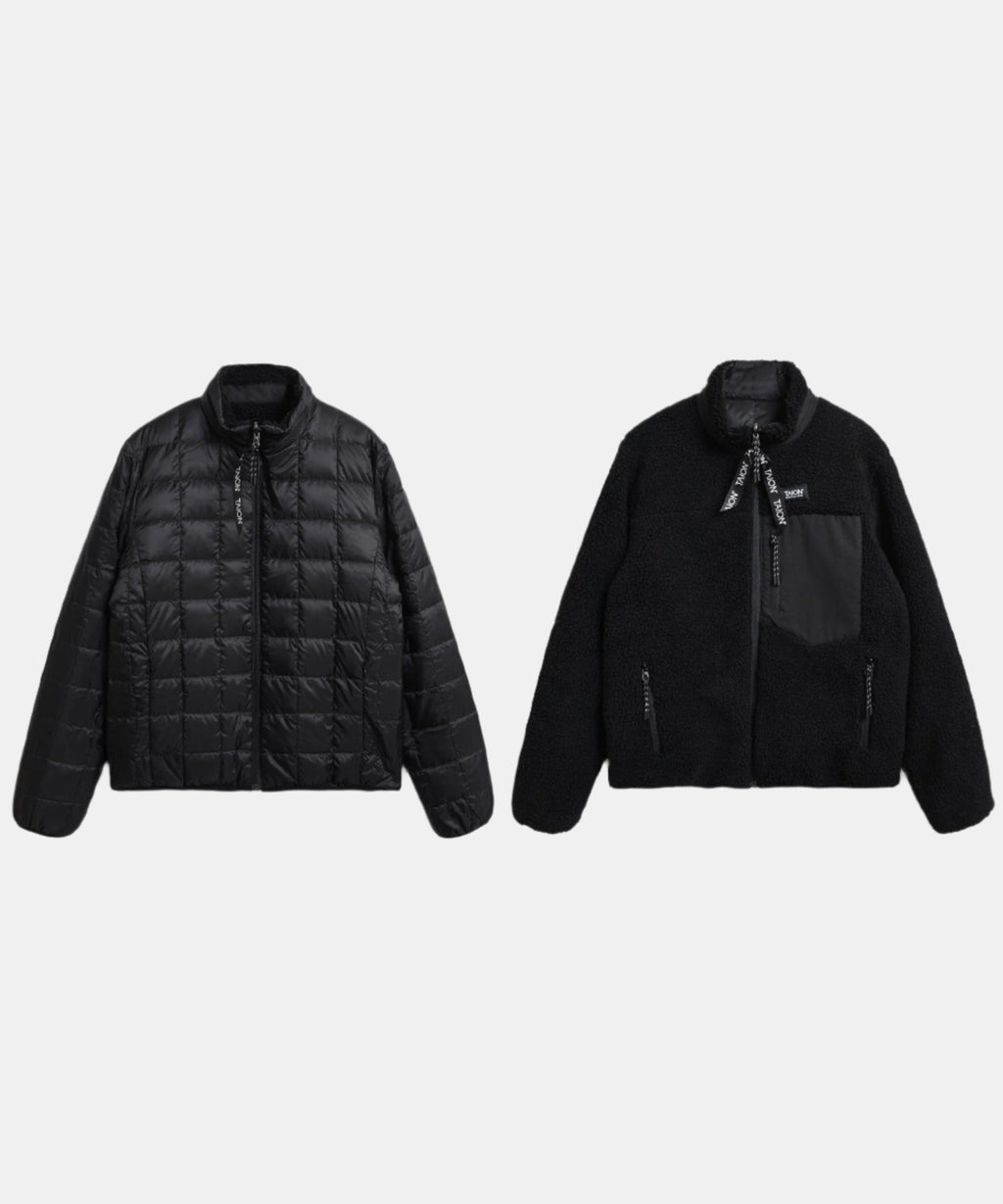 TAION Down x BOA Reversible Jacket in Black