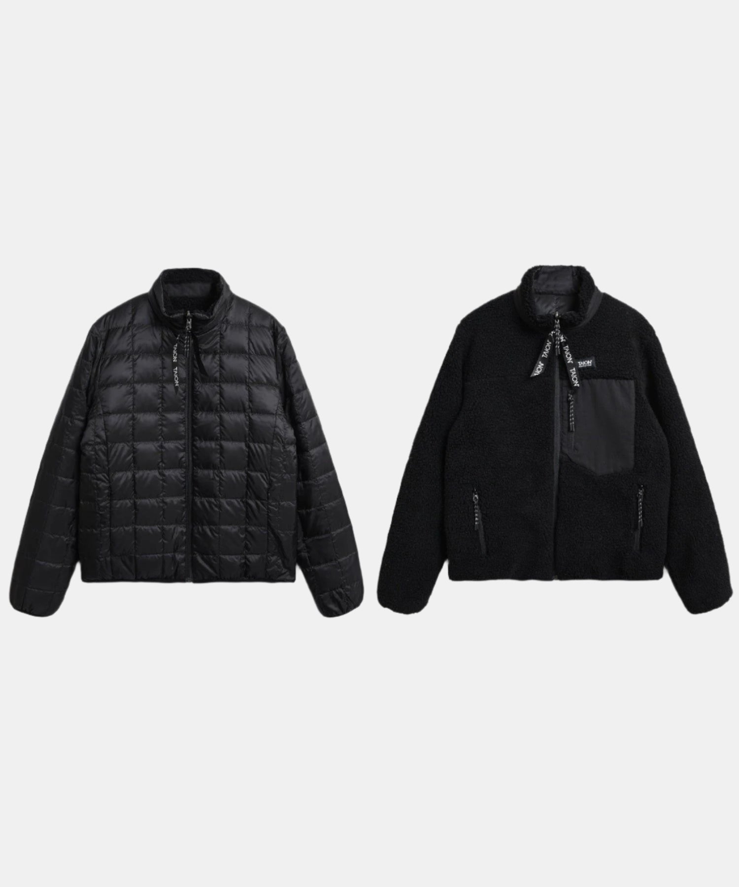 TAION Down x BOA Reversible Jacket in Black