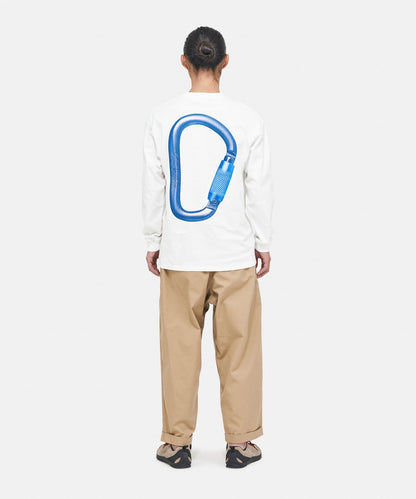 Gramicci Carabiner Organic Cotton LS Tee in White