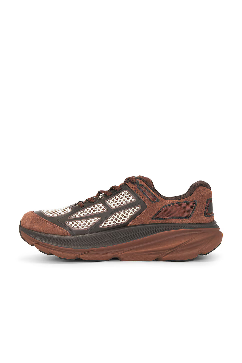 HOKA Clifton One9 S in Mineral Brown & Cast Iron