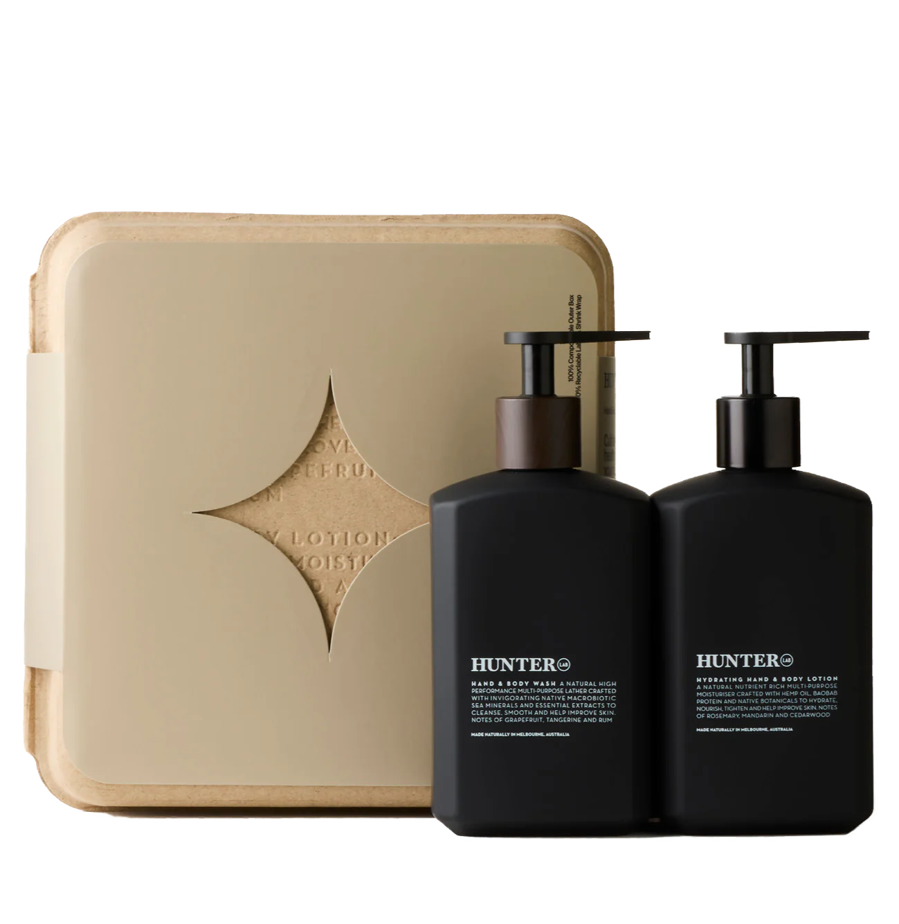 Hunter Labs Hand & Body Wash & Lotion Gift Set