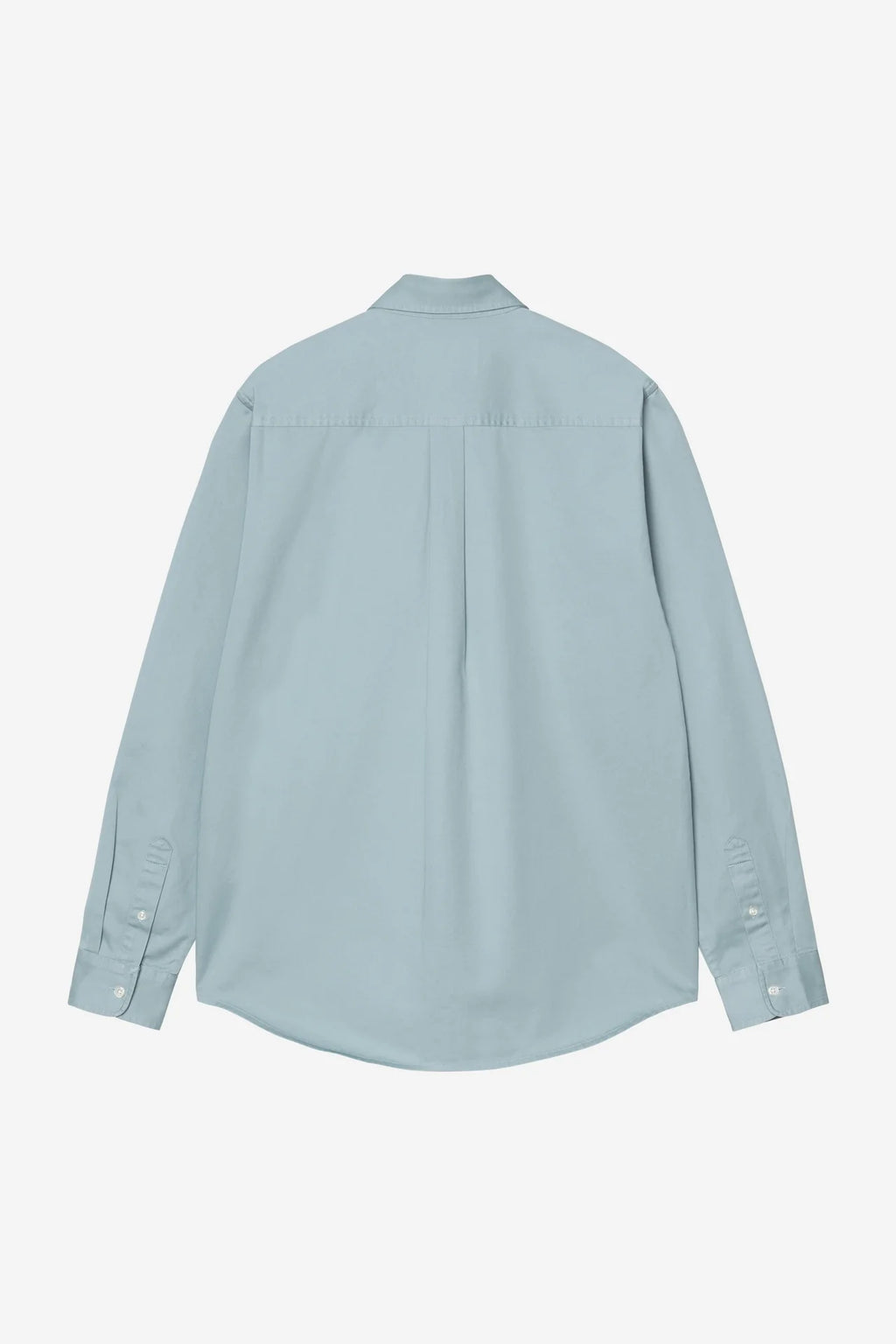 Carhartt WIP Long Sleeve Madison Shirt in Tourmaline / White