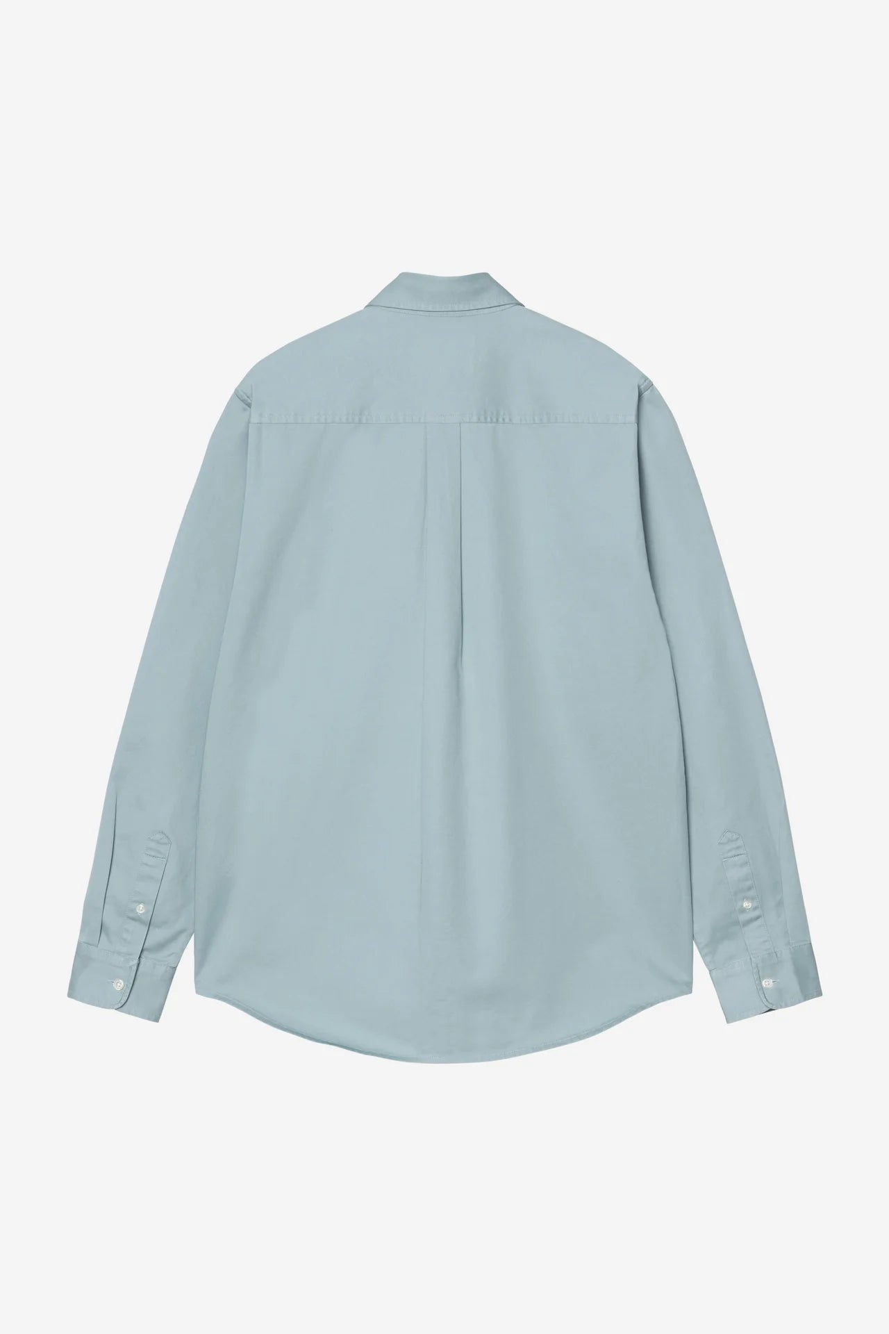 Carhartt WIP Long Sleeve Madison Shirt in Tourmaline / White