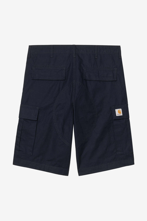 Carhartt WIP Regular Cargo Short in Deep Night Rinsed