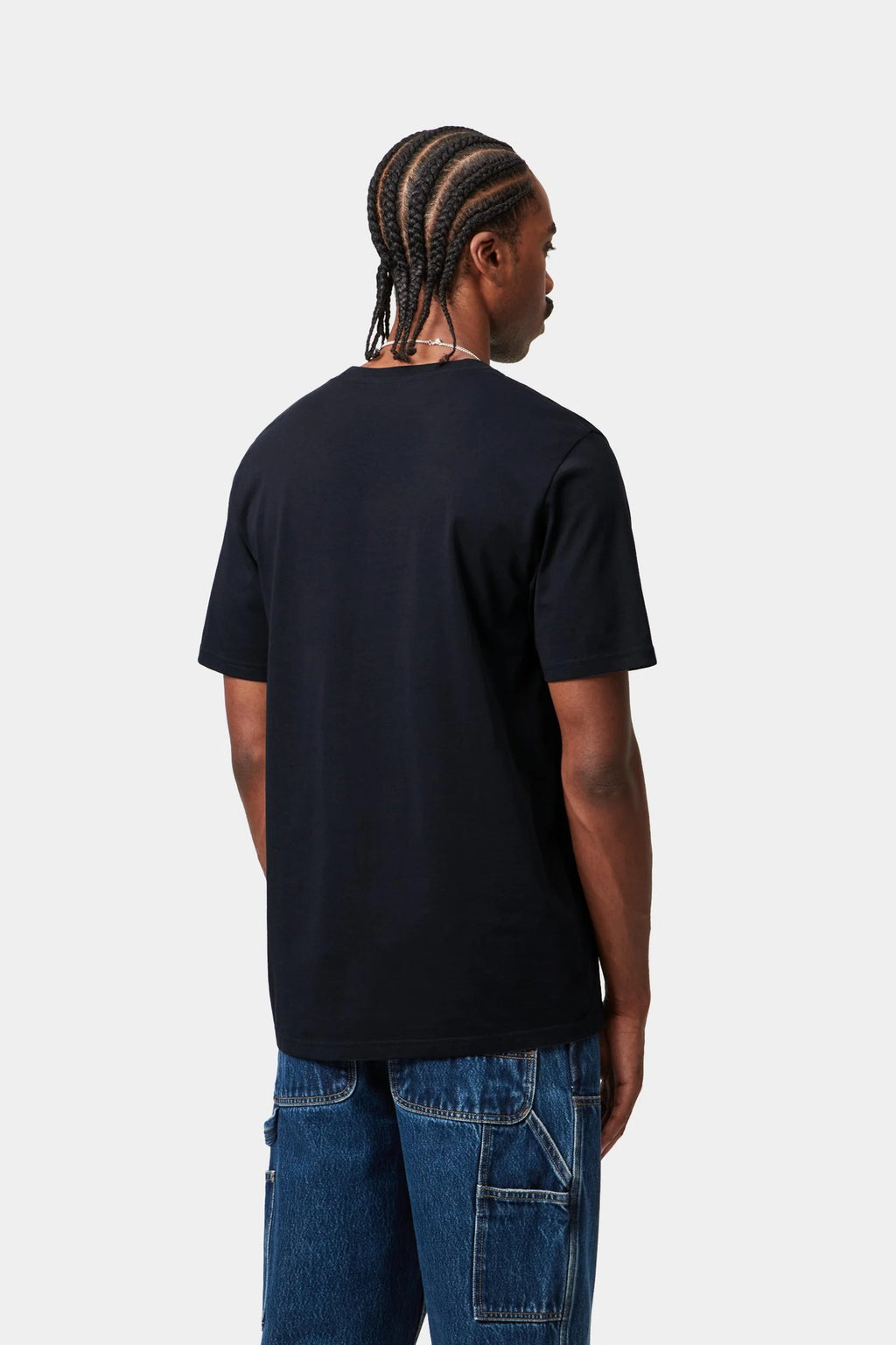Carhartt WIP S/S Pocket T-Shirt in Dark Navy