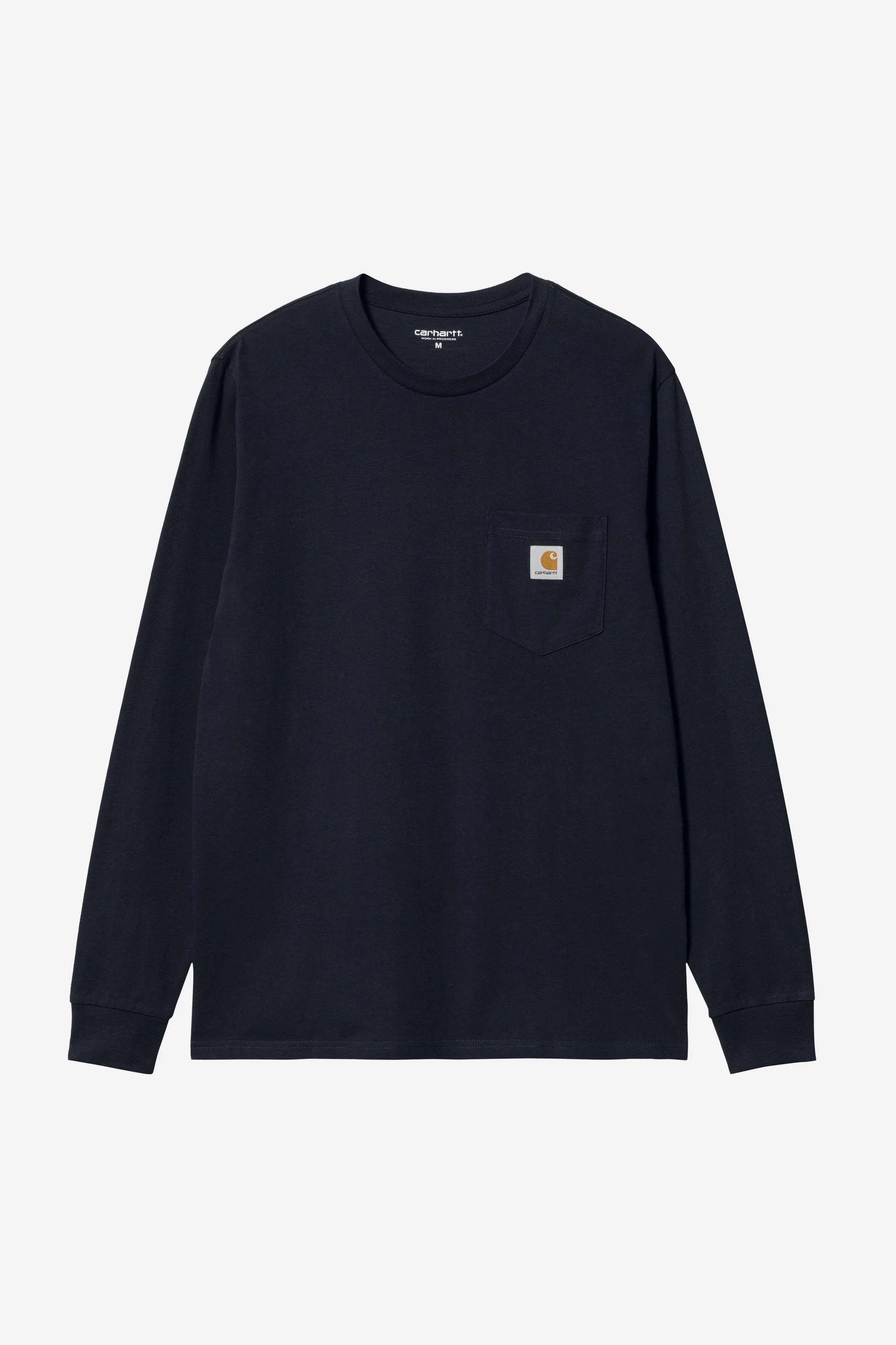 Carhartt WIP L/S Pocket T-Shirt in Dark Navy