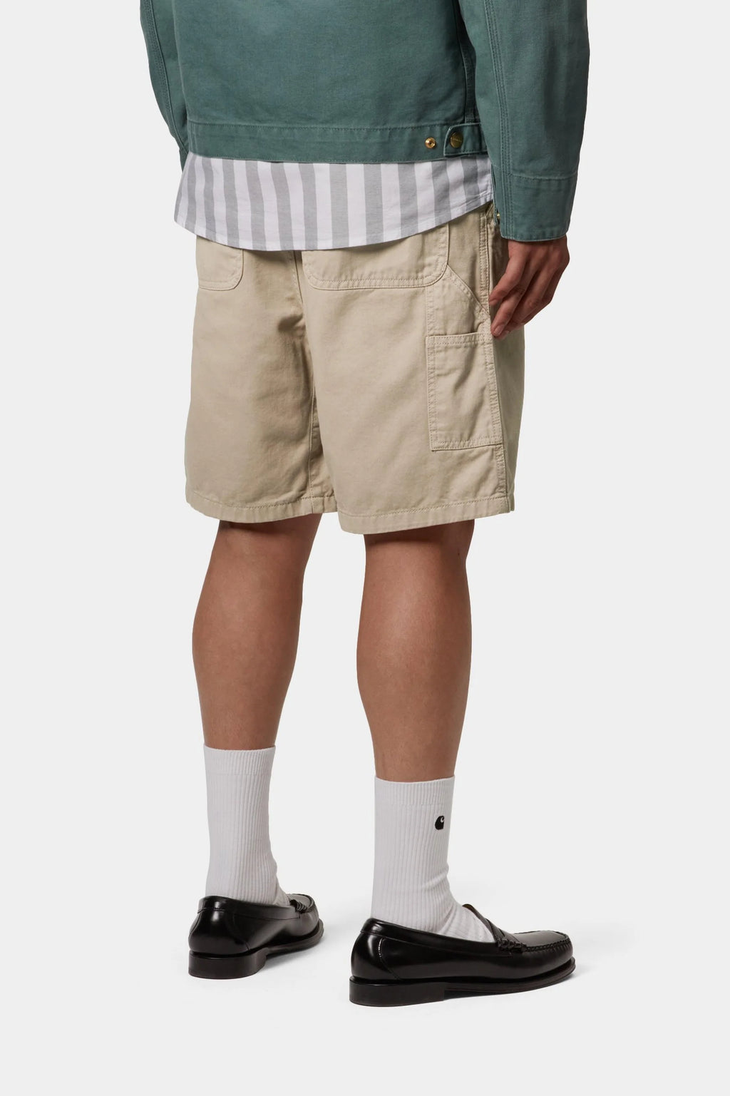 Carhartt WIP Flint Short in Wall Garment Dyed