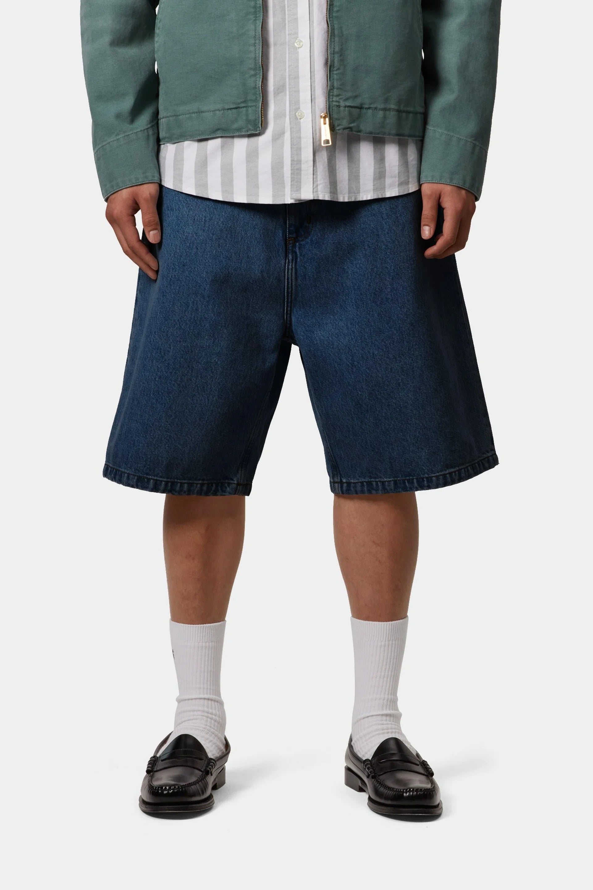 Carhartt WIP Brandon Short in Blue Stone Washed