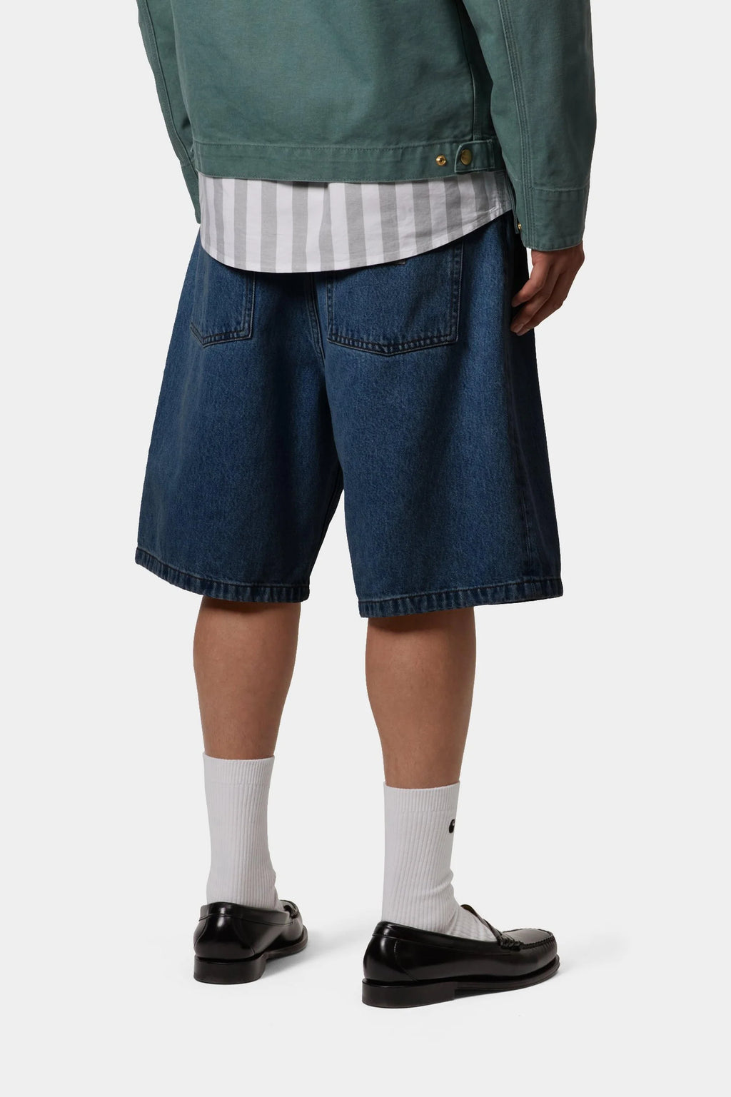 Carhartt WIP Brandon Short in Blue Stone Washed