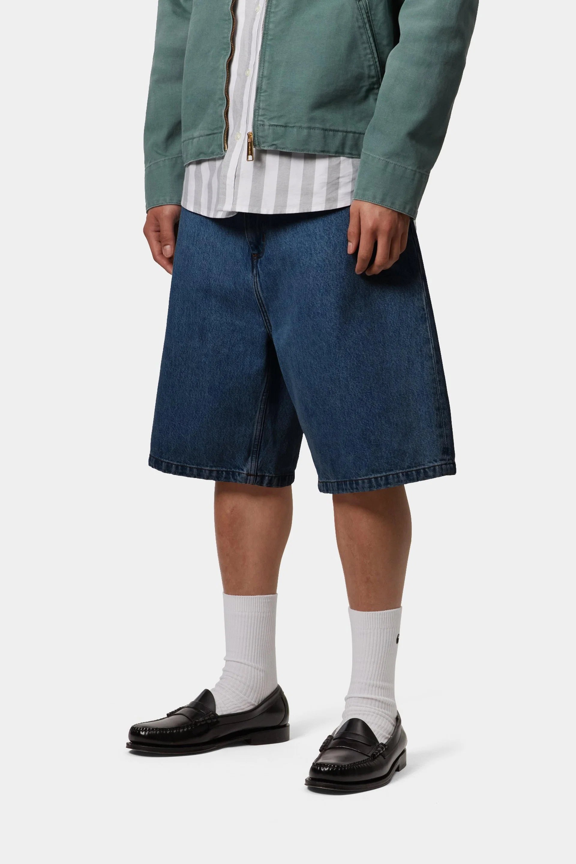 Carhartt WIP Brandon Short in Blue Stone Washed