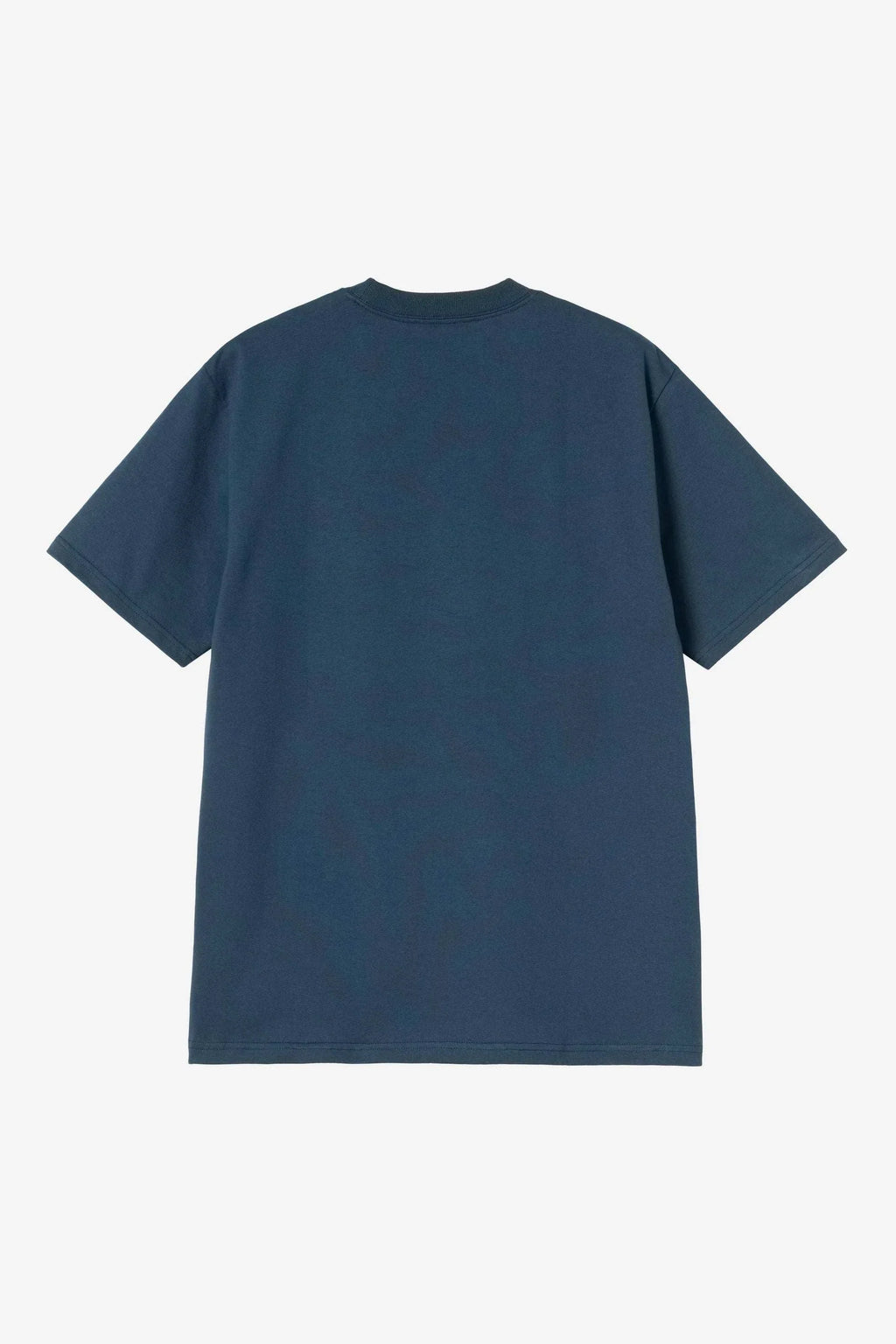 Carhartt WIP S/S University Script T-Shirt in Blue River with front graphic print and regular fit