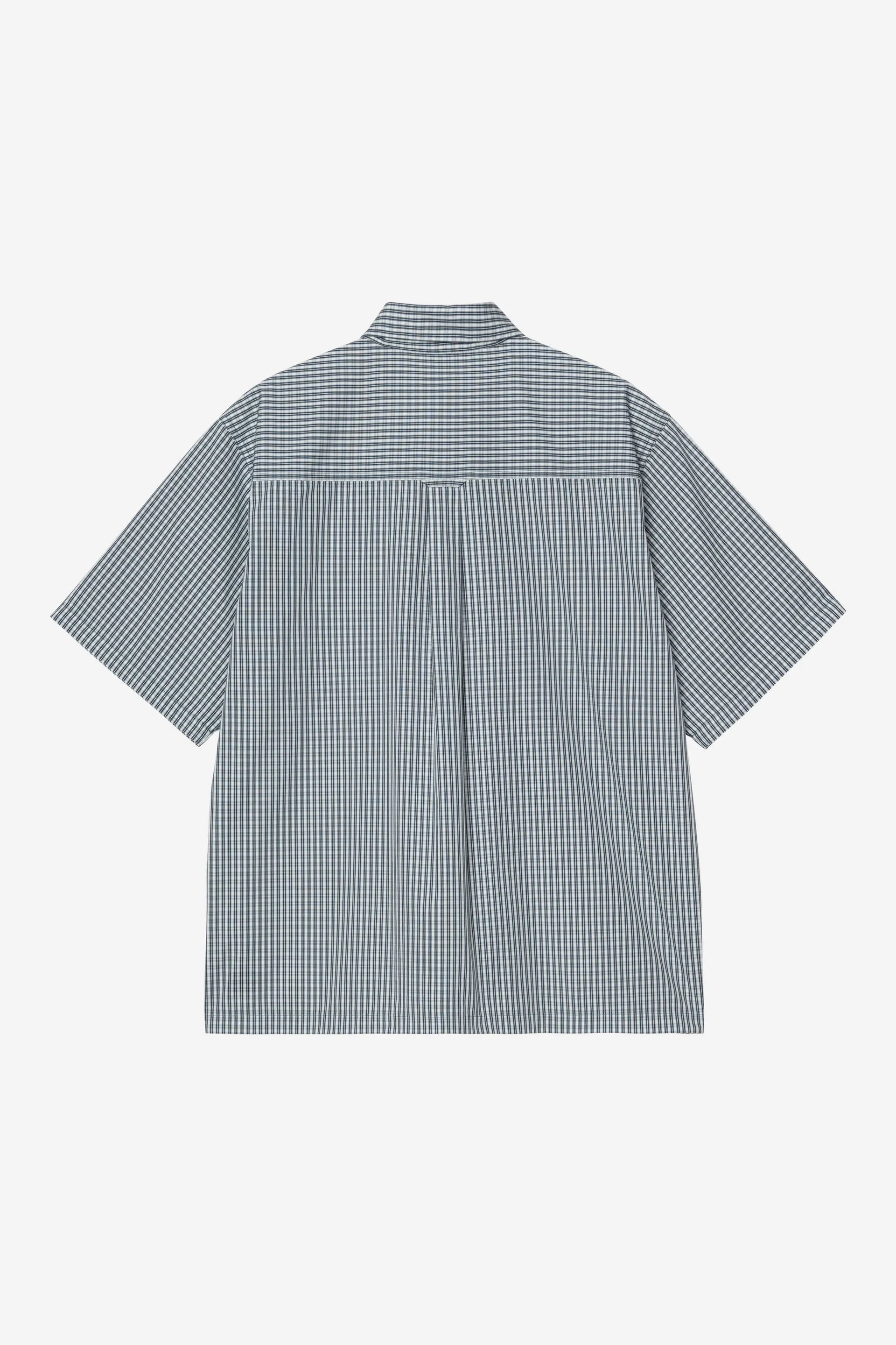 Carhartt WIP S/S Groff Shirt in Blue River