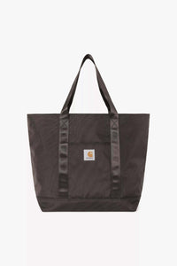 Carhartt WIP Prescott Tote in Oxide Green heavyweight nylon with front and inner zipped pockets