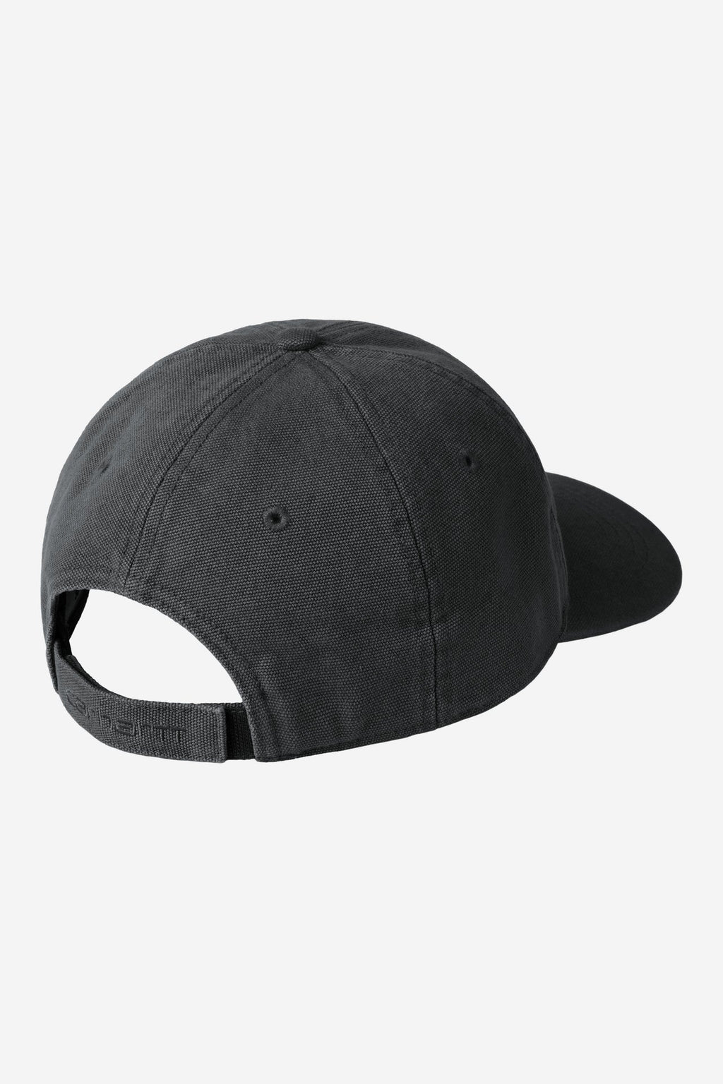 Carhartt WIP Canvas Cap in Black stone washed