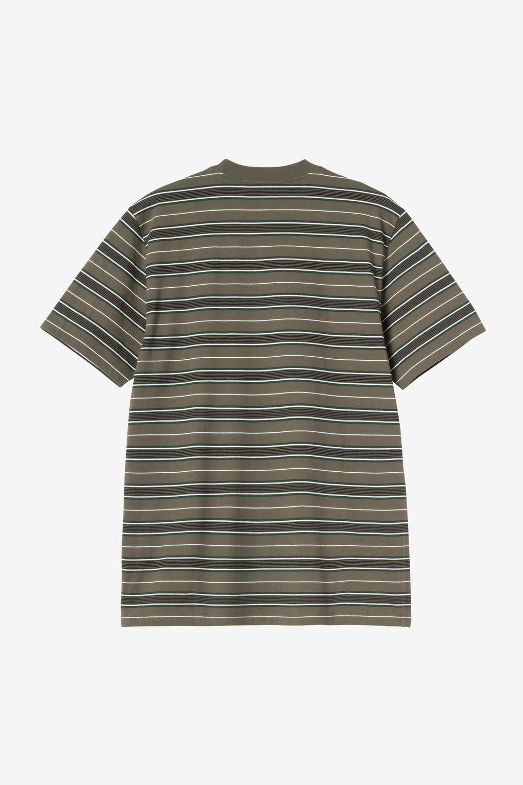 Carhartt WIP S/S Bronson T-Shirt in Bronson Stripe, Cypress