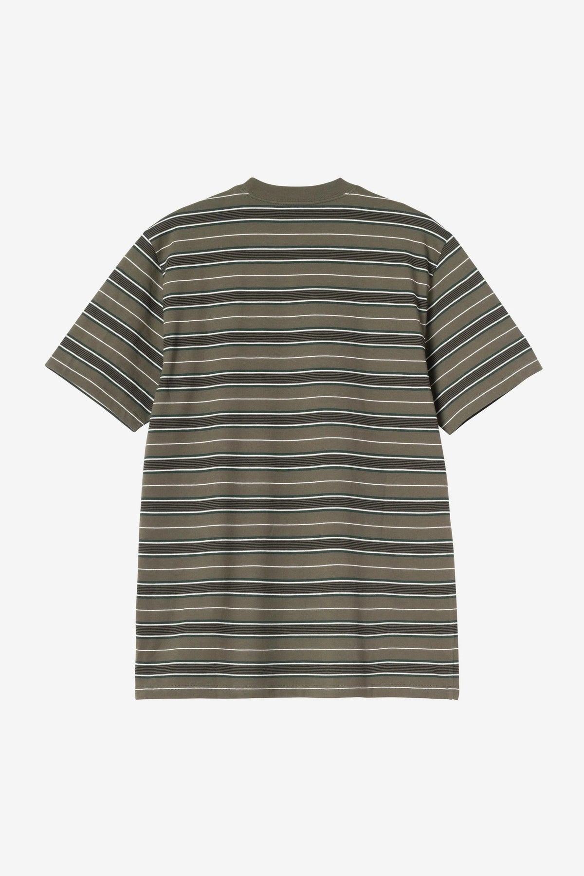 Carhartt WIP S/S Bronson T-Shirt in Bronson Stripe, Cypress