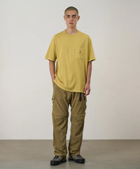 Gramicci One Point Pocket Tee in Sulphur Pigment