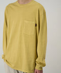Gramicci L/S Pocket Tee in Sulphur Pigment