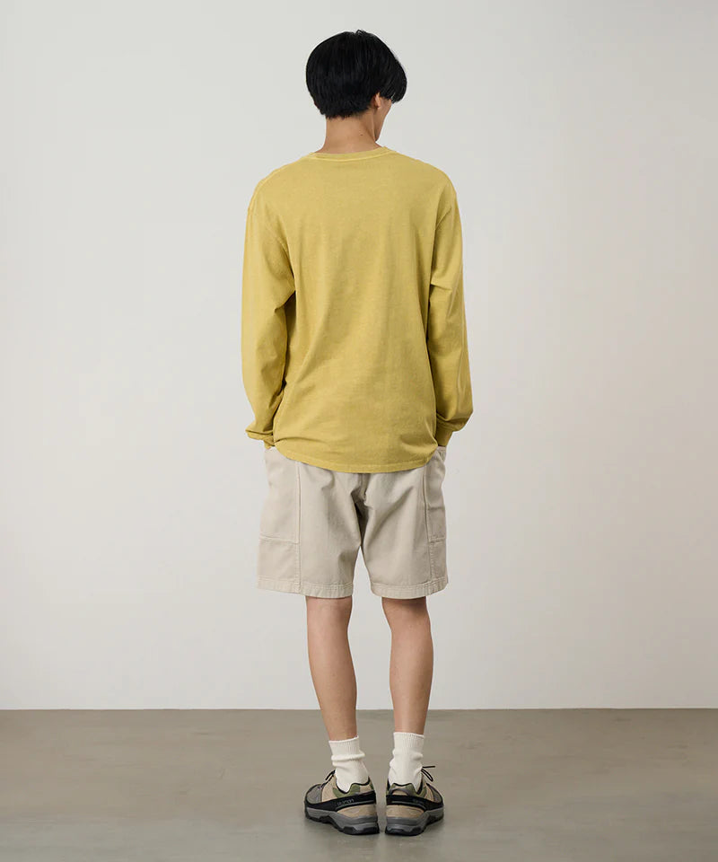 Gramicci L/S Pocket Tee in Sulphur Pigment