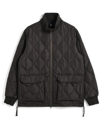 Taion Military Lib Hi Neck Down Jacket in Dark Choco