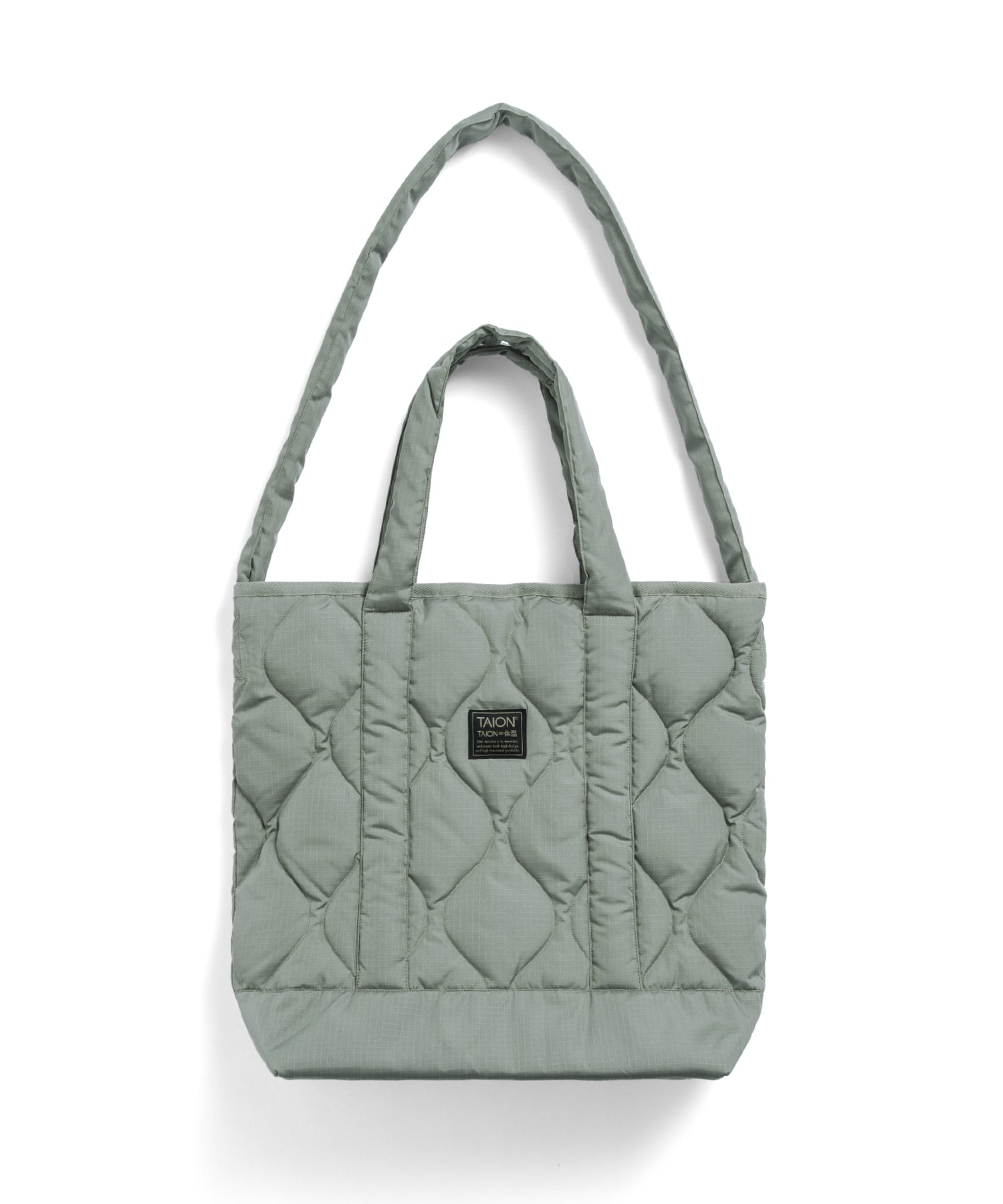 Taion Military Down Tote in Dark Sage