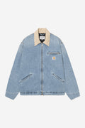 Carhartt WIP OG Detroit Jacket in Blue / Dusty H Brown