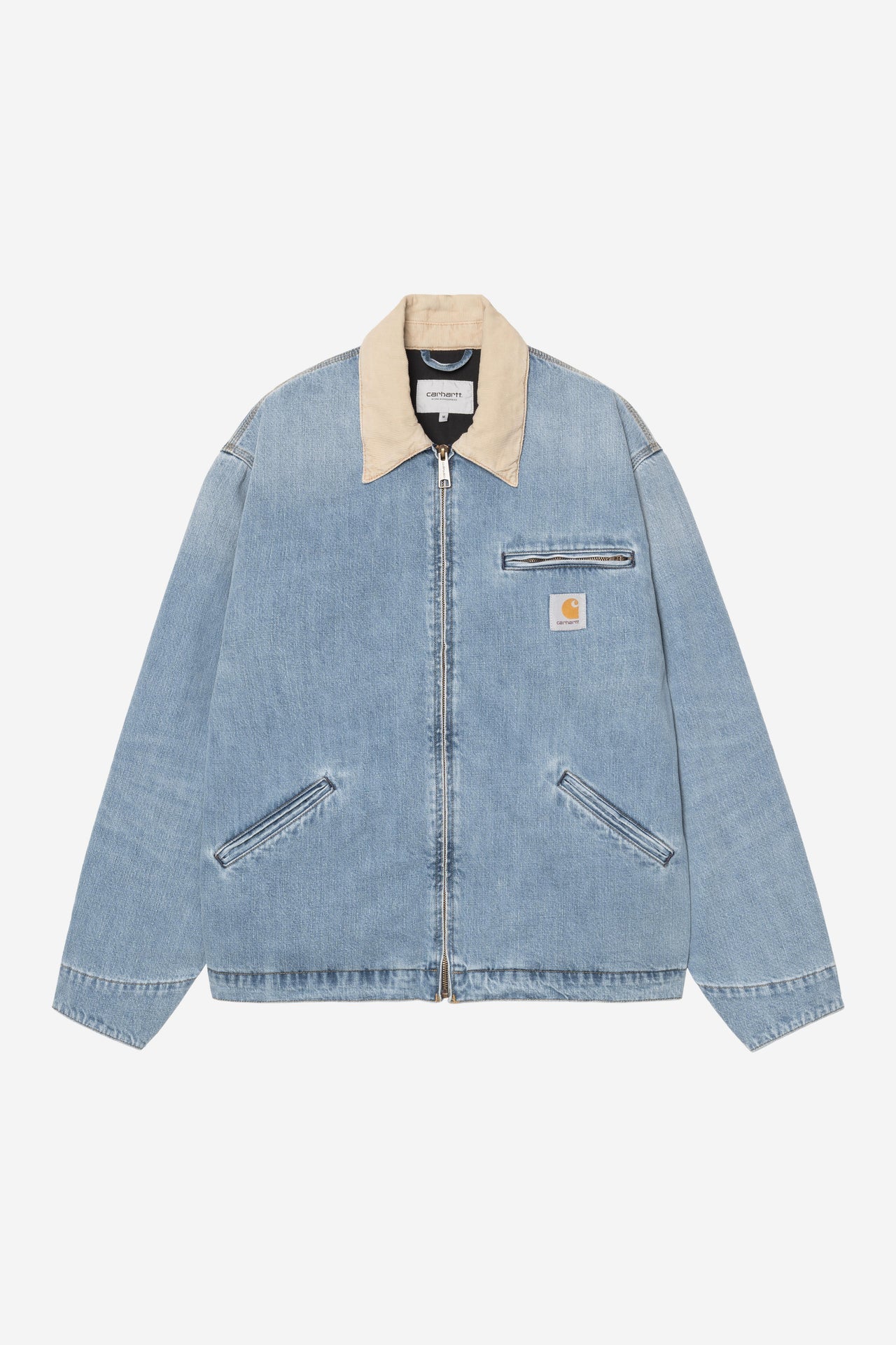 Carhartt WIP OG Detroit Jacket in Blue / Dusty H Brown