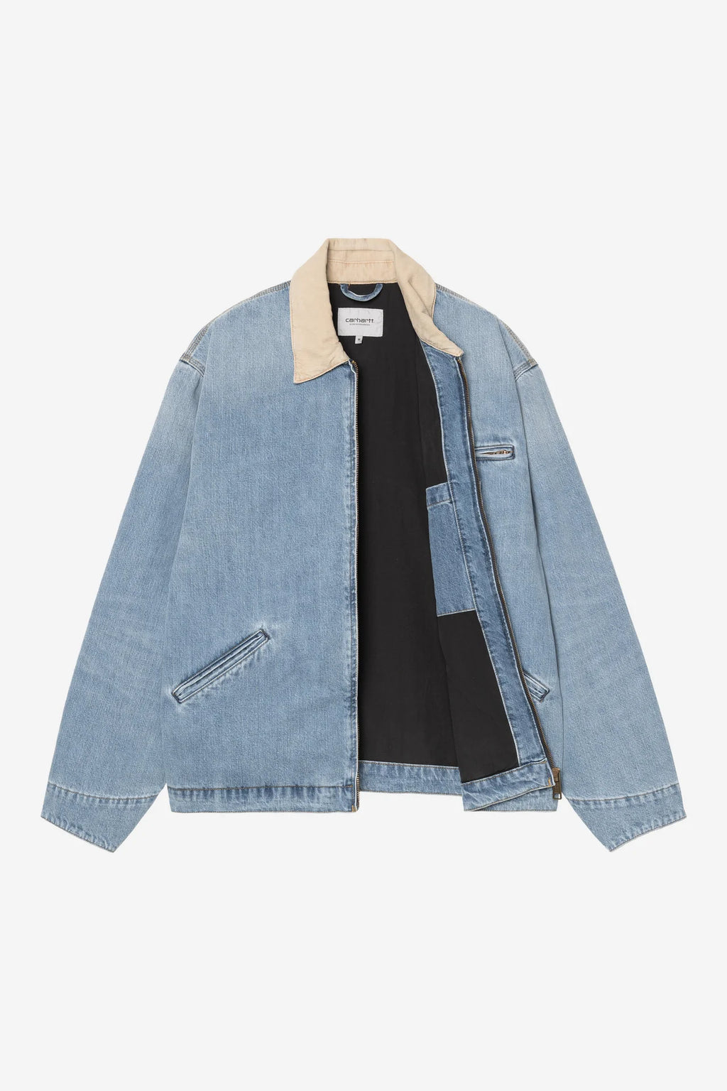Carhartt WIP OG Detroit Jacket in Blue / Dusty H Brown