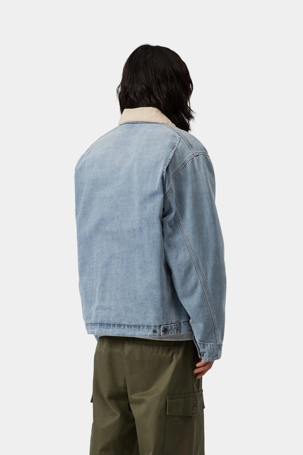 Carhartt WIP OG Detroit Jacket in Blue / Dusty H Brown