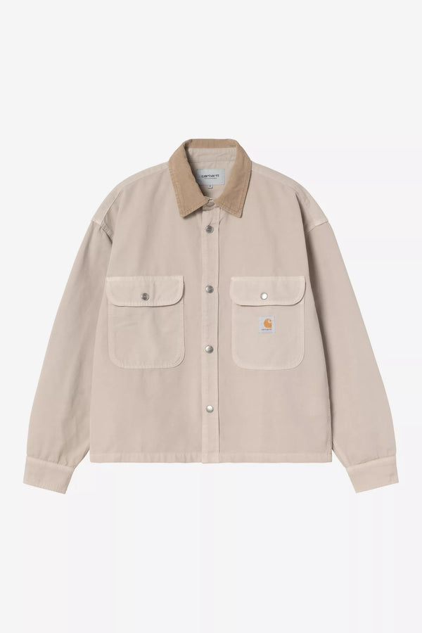 Carhartt Prescott Shirt Jac in String / Leather Garment Dyed