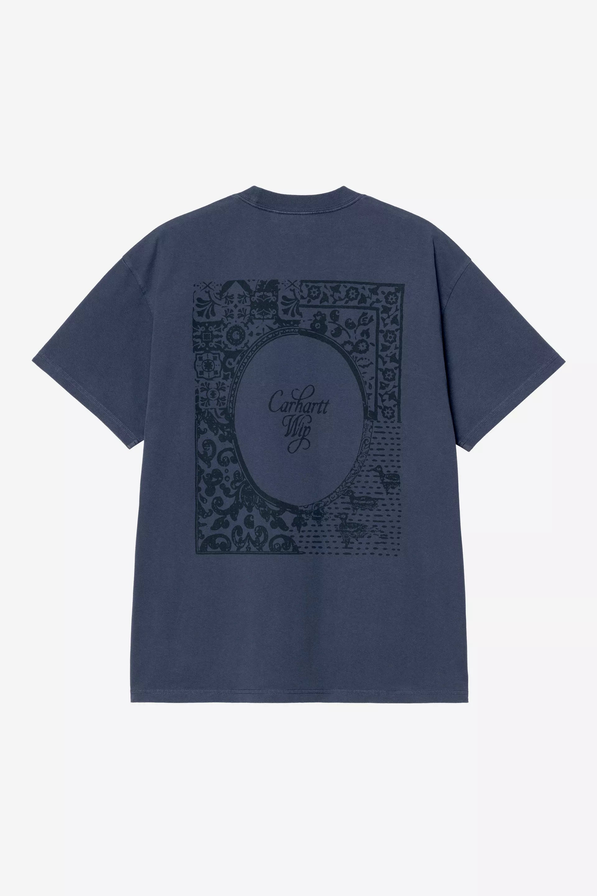 Carhartt WIP S/S Vestige T-Shirt in Blue Stone Washed