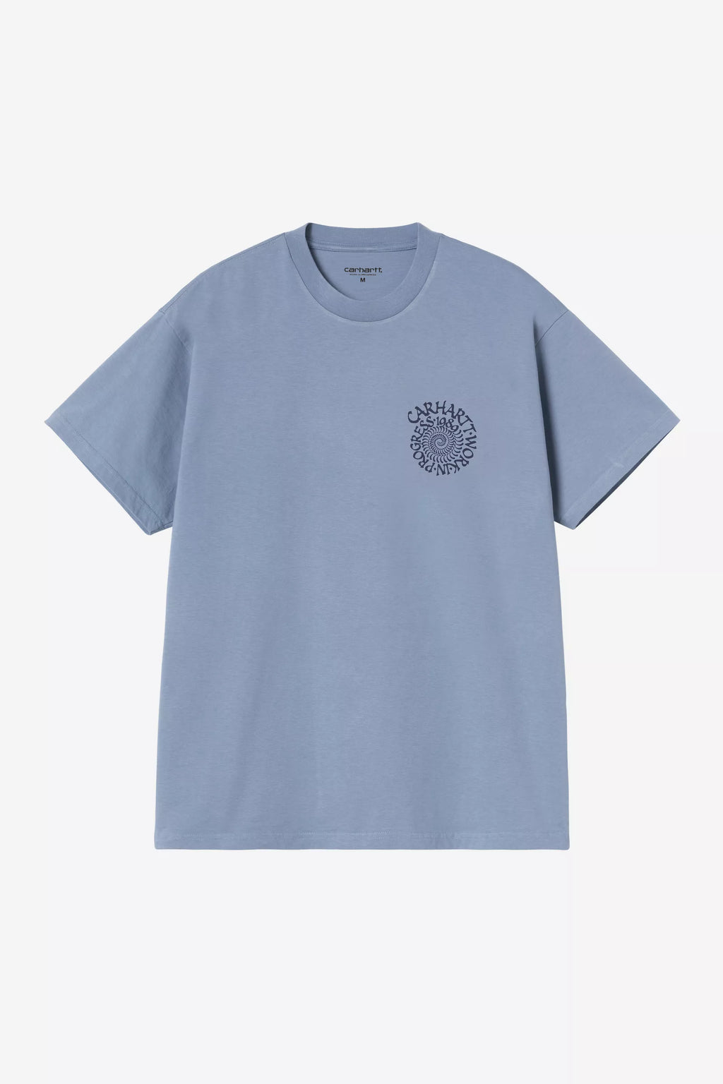 Carhartt WIP S/S Spirals T-Shirt in Gentle Blue