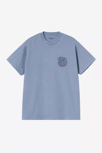 Carhartt WIP S/S Spirals T-Shirt in Gentle Blue