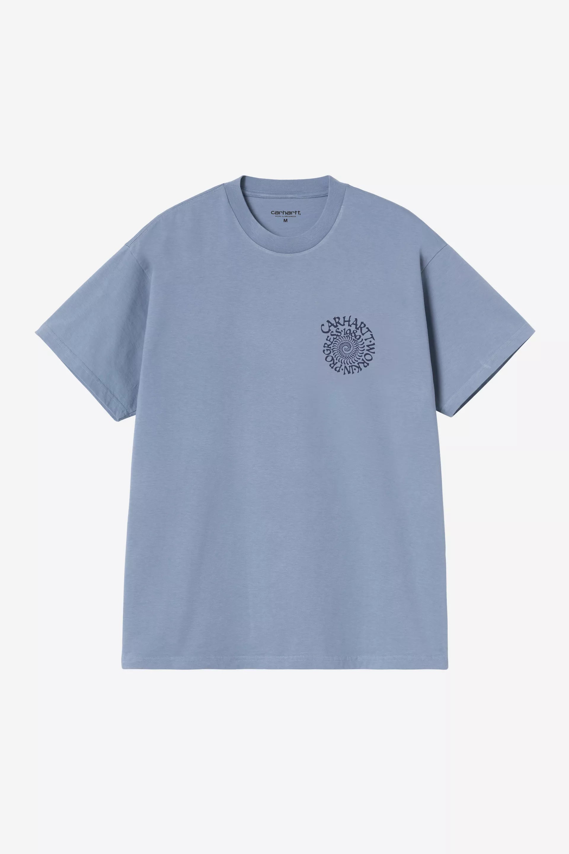 Carhartt WIP S/S Spirals T-Shirt in Gentle Blue