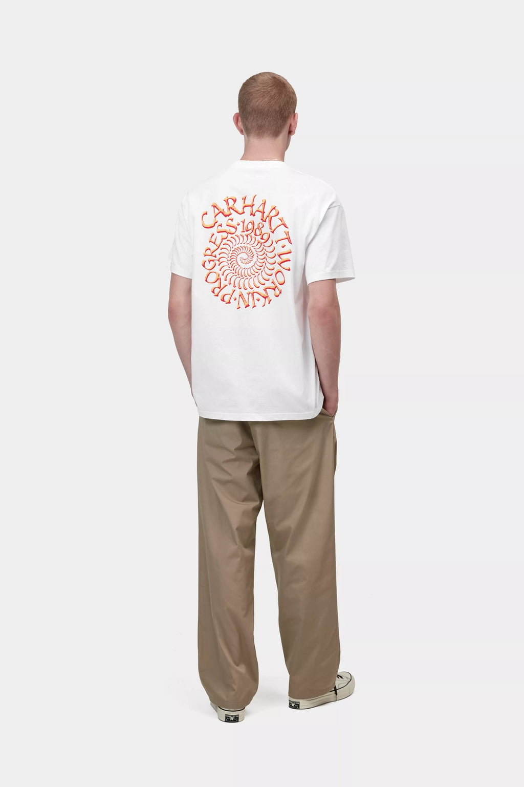 Carhartt WIP S/S Spirals T-Shirt in White