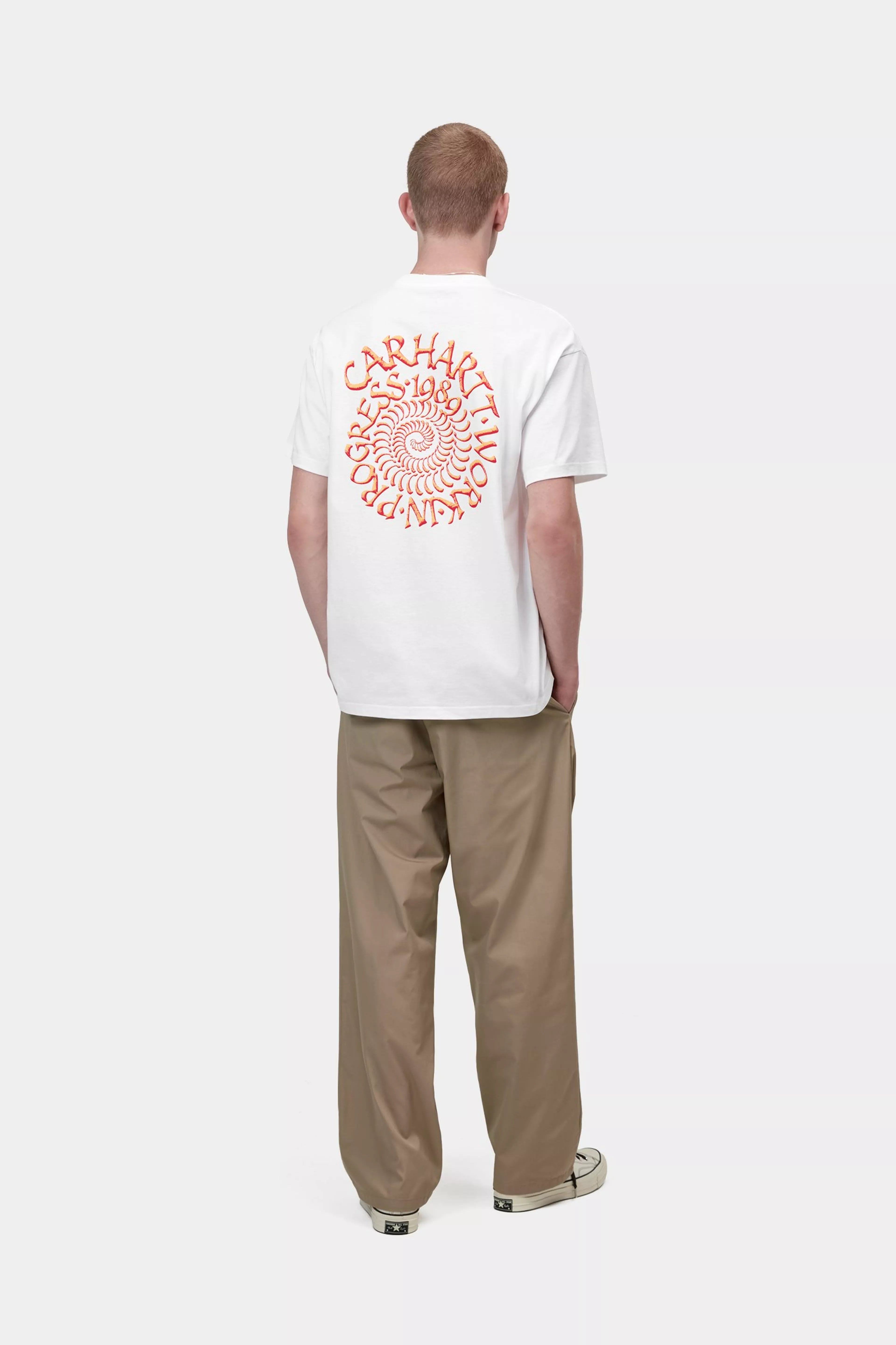 Carhartt WIP S/S Spirals T-Shirt in White