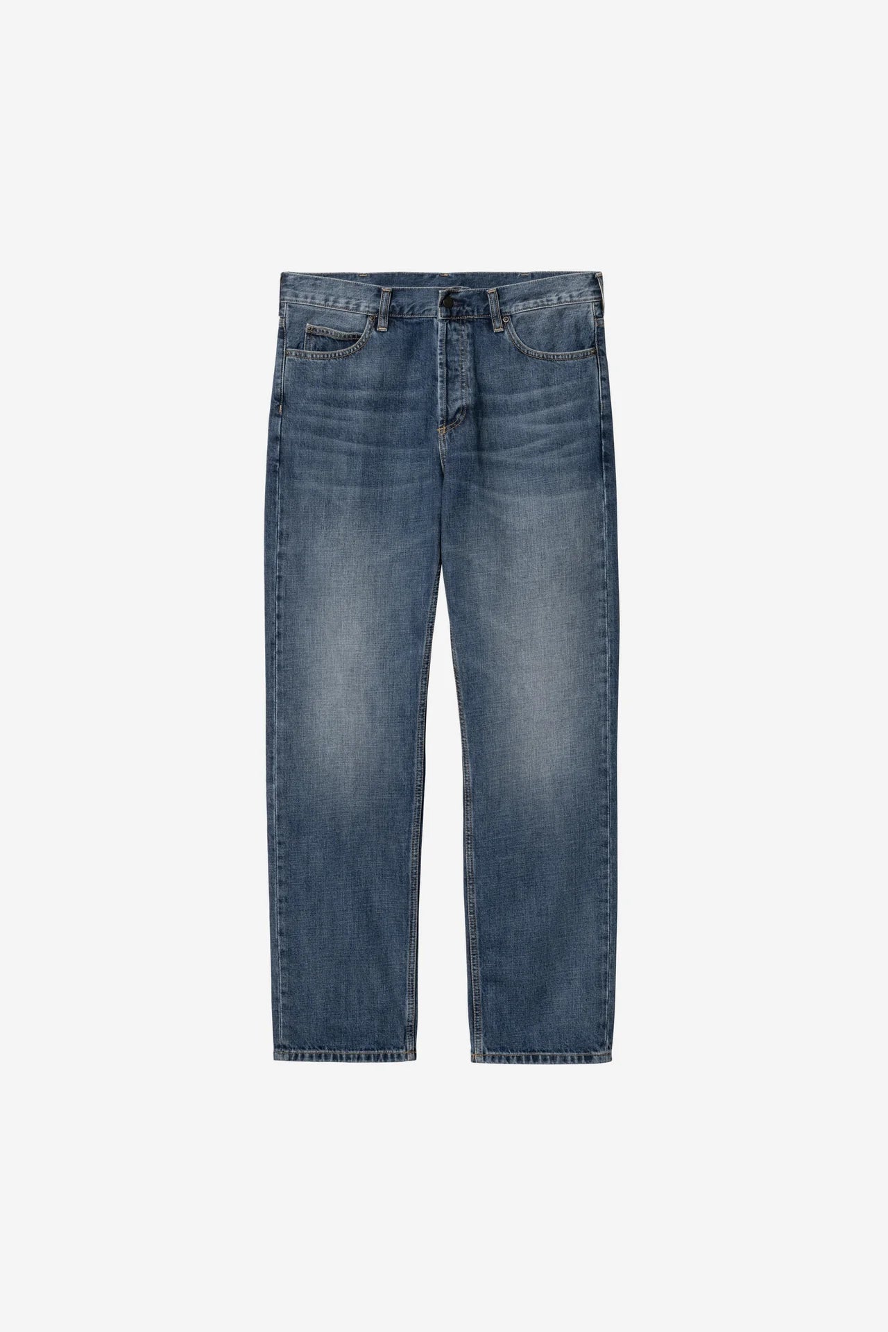 Carhartt WIP Marlow Pant in Blue Dark Used Wash