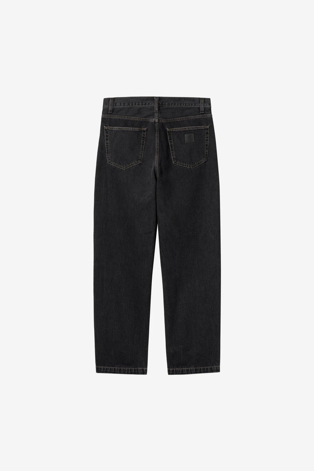 Carhartt WIP Aaron Pant in Black Stone Washed