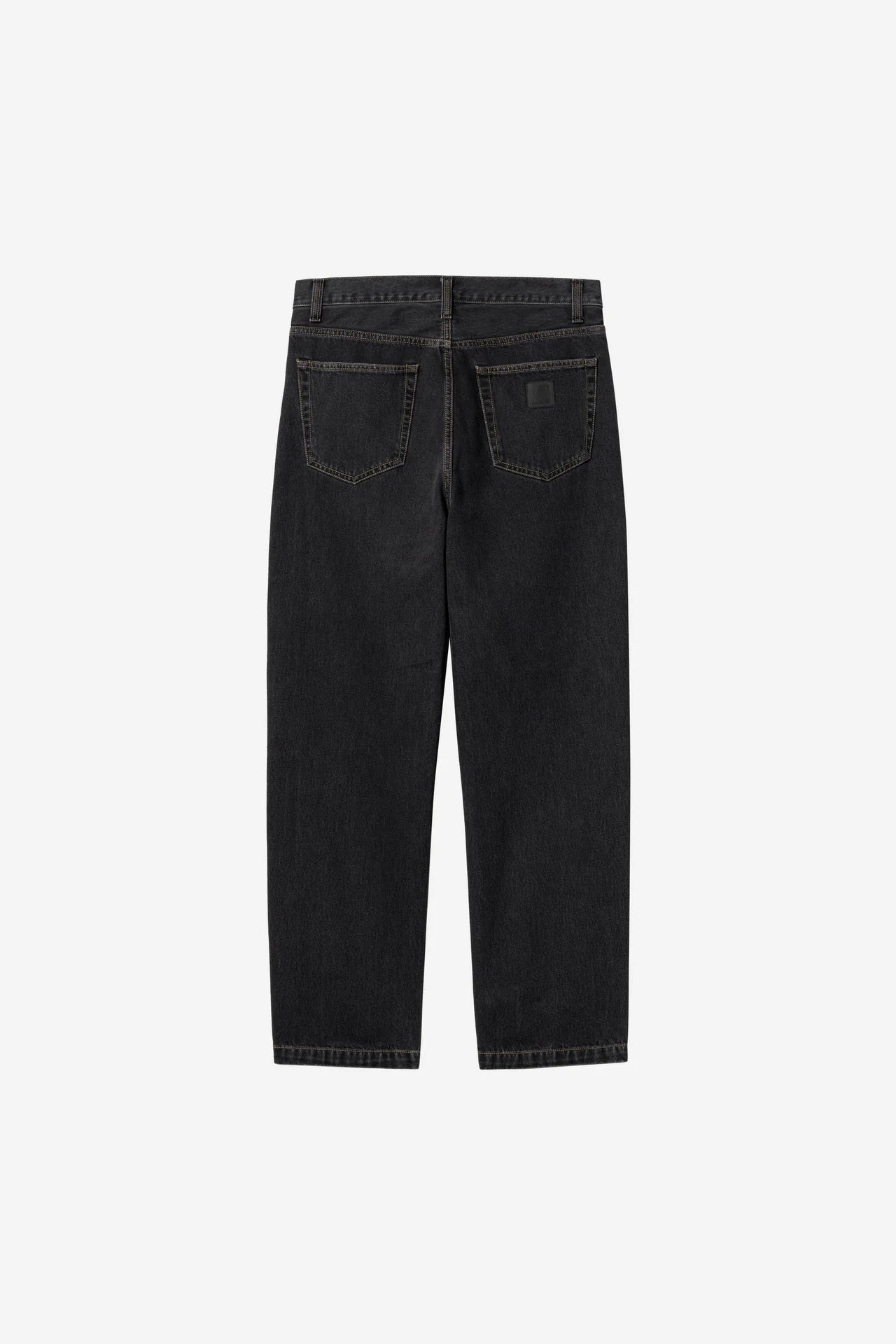 Carhartt WIP Aaron Pant in Black Stone Washed