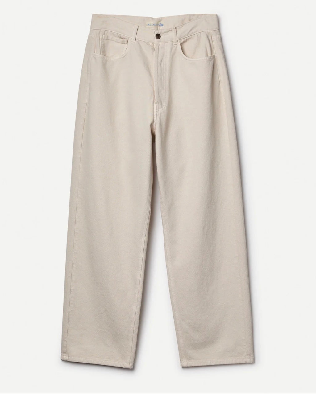 Merz b. Schwanen 1930S Cotton Twill 5-Pocket Pants in Nature