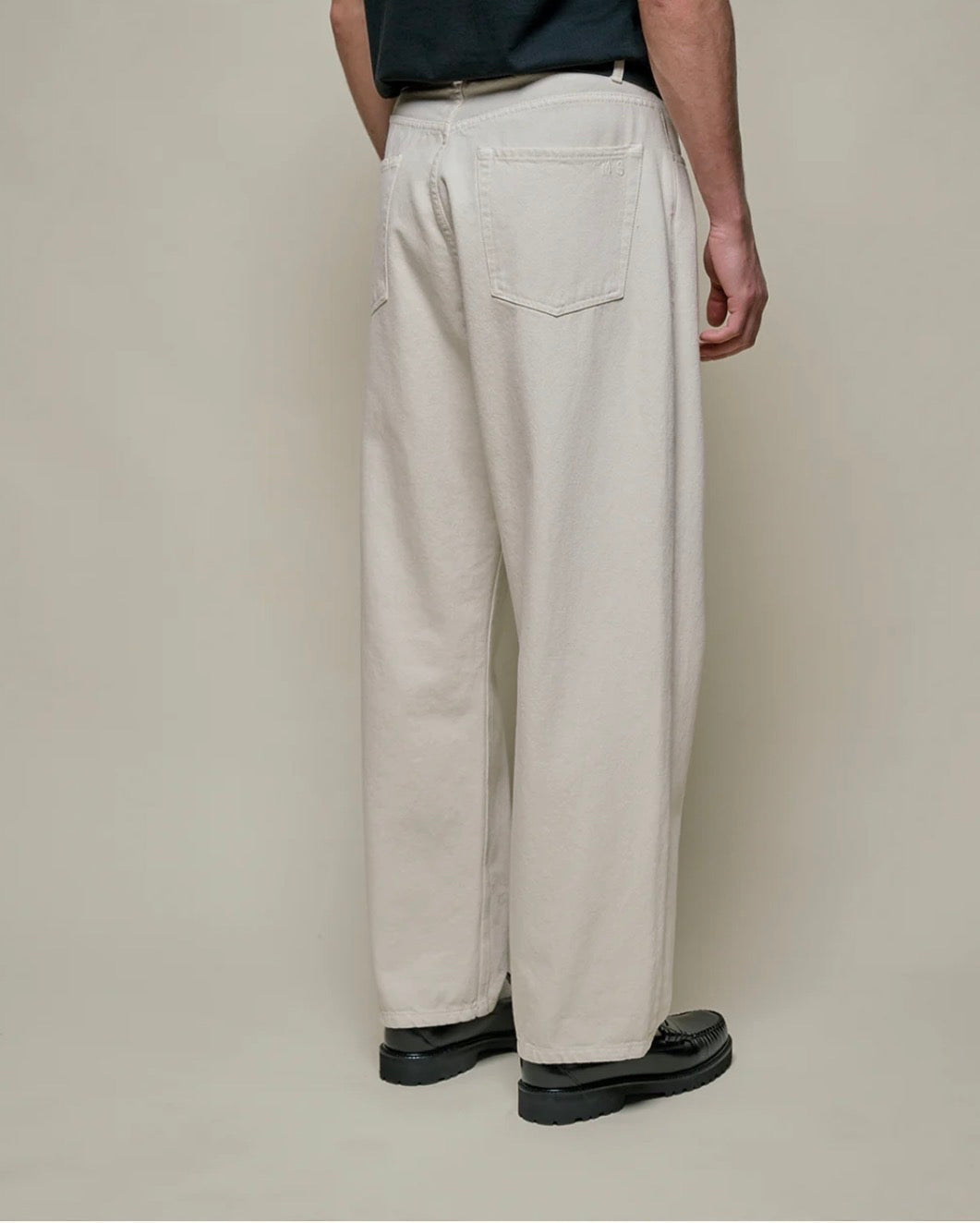 Merz b. Schwanen 1930S Cotton Twill 5-Pocket Pants in Nature